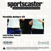 Sportscaster XM101WK Instruction Manual