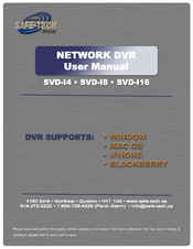 SAFE-TECH SVD-I8 User Manual