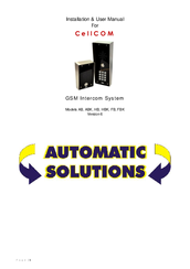 Automatic Solutions HB Installation & User Manual