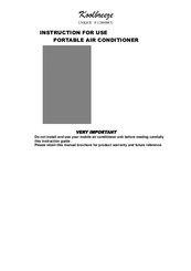 Koolbreeze UNIQUE P-12000HCU Instructions For Use Manual