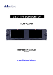 Data Video TLM-702HD Instruction Manual