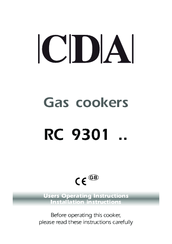 CDA RC 9301 User Operating Instructions Manual