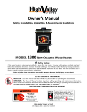 High Valley 1300 Owner's Manual
