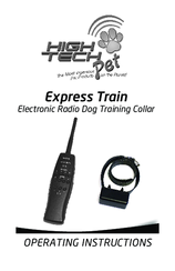High Tech Pet Express Train Operating Instructions Manual