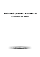 Globalmediapro SOF-101 Operation Manual