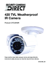 Direct CFC2016IR Manual