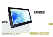 ad notam Display Frame Unit DFU-0133 User Manual