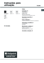 Hotpoint Ariston PO 740 ES Operating Instructions Manual