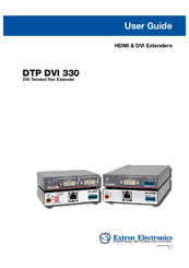 Extron electronics DTP DVI 330 User Manual