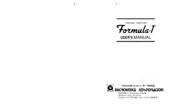 Microvoice Corporation Formula-1 User Manual