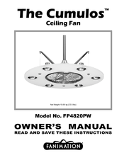 Fanimation FP4820PW The Cumulos Owner's Manual