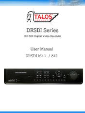 Talos Security DRSDI1841 User Manual