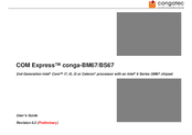 Congatec COM Express conga-BS67 User Manual