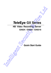 TeleEye GX624 Quick Start Manual