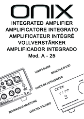 Onix A - 25 User Manual