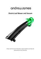 Andrew James Leaf Blower And Vacuum User Manual