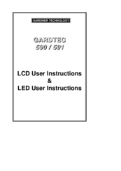 GARDINER TECHNOLOGY GARDTEC 590 User Instructions