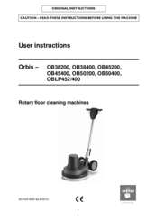 Truvox International OB45400 User Instructions