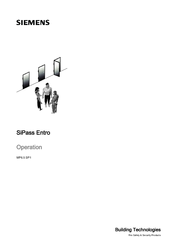 Siemens SiPass Entro Operation Manual