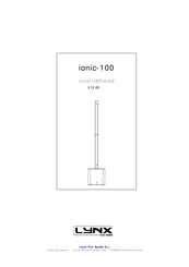 Lynx ionic-100 Quick User Manual