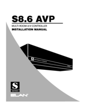 Elan S8.6 AVP Installation Manual