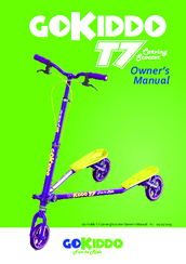 Go Kiddo T7 Owner's Manual
