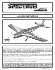 Hobbico Spectrum Assembly Instructions Manual