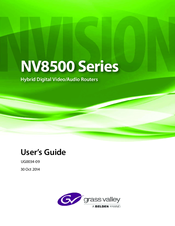 GRASS VALLEY NV8500 Series User Manual
