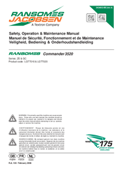 Ransomes Commander 3520 Safety, Operation & Maintenance Manual