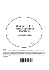 Simrad CP42 User Manual