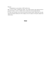 ZEN M22 User Manual