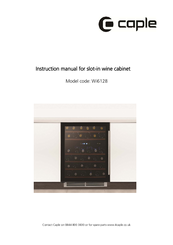 Caple Wi6128 Instruction Manual