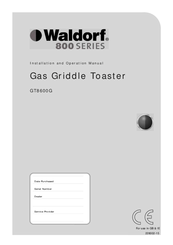 Waldorf GT8600G Installation And Operation Manual