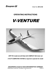 GRAUPNER V-VENTURE Operating Instructions Manual