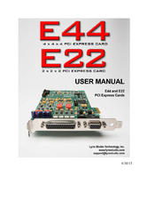 Lynx Studio Technology E22 User Manual