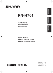 Sharp Pn Y496 Manuals Manualslib