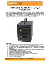 WiebeTech Forensic RTX 410-QJ User Manual
