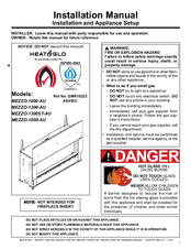 Heat&Glo MEZZO-1300ST-AU Installation Manual