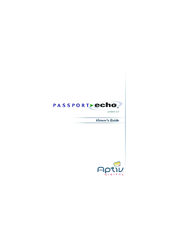 Aptiv Digital Passport Echo Viewer's Manual