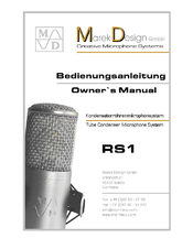 Marek Design RS1 Owner's Manual