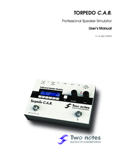 Two Notes TORPEDO C.A.B. User Manual