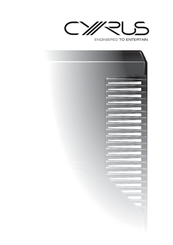 Cyrus CD i User Instructions