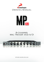 Antelope MP8d Owner's Manual