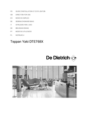 DeDietrich DTE768X User Manual
