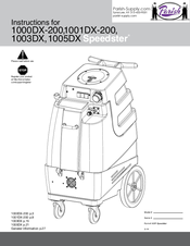 Parish Supply 1005DX Speedster Instruction Manual