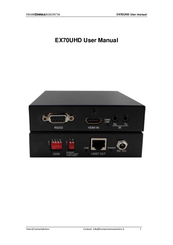HomeCinemaSolution EX70UHD User Manual