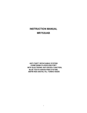 Boss MR752UAB Manuals | ManualsLib