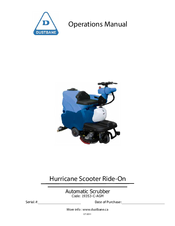 Dustbane Hurricane Scooter Ride-On Operation Manual