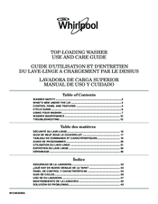Whirlpool 4GWTW4740 Use And Care Manual