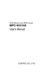 Contec MPC-WA1HA User Manual
